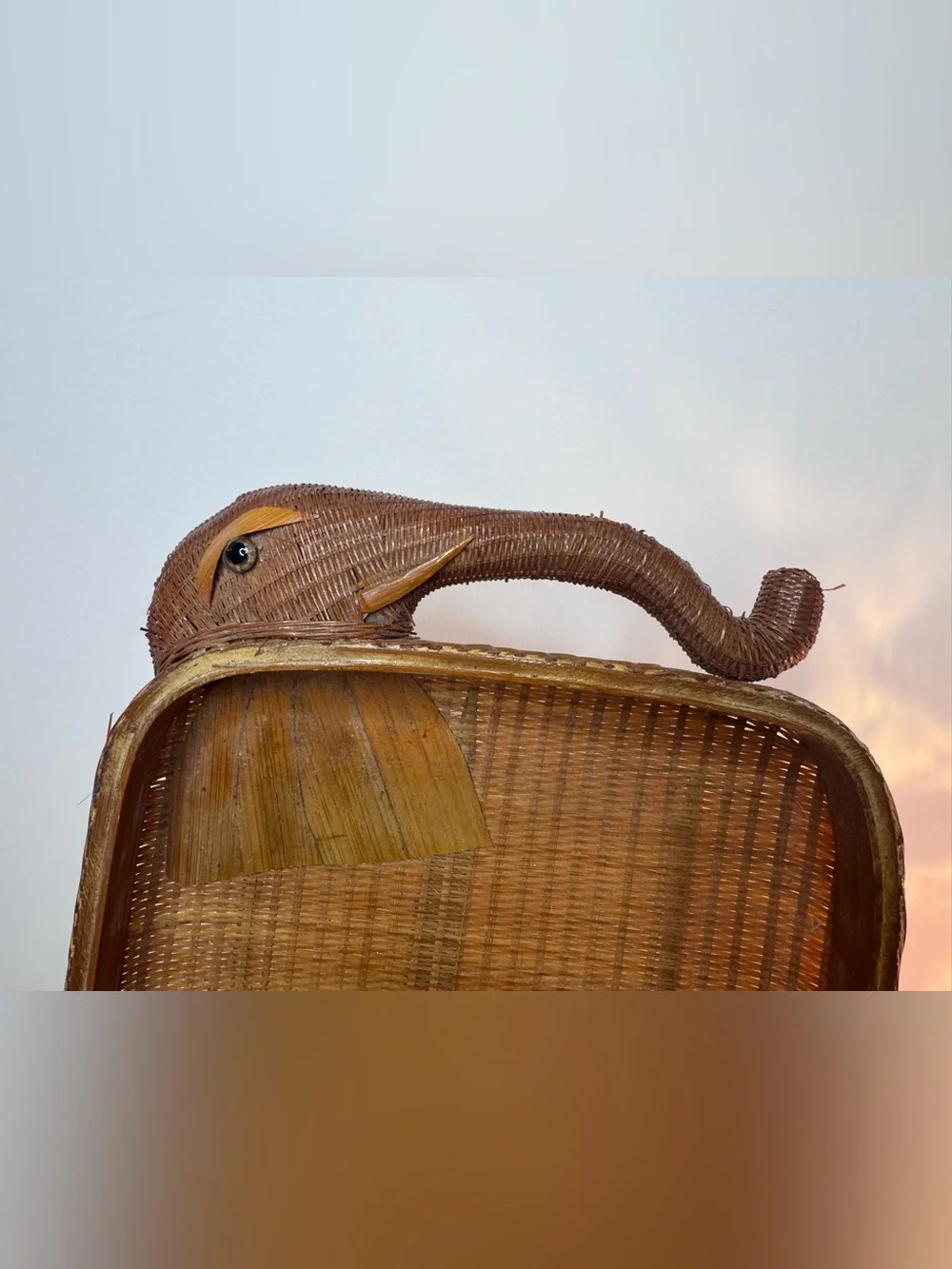 Vintage handcrafted woven
